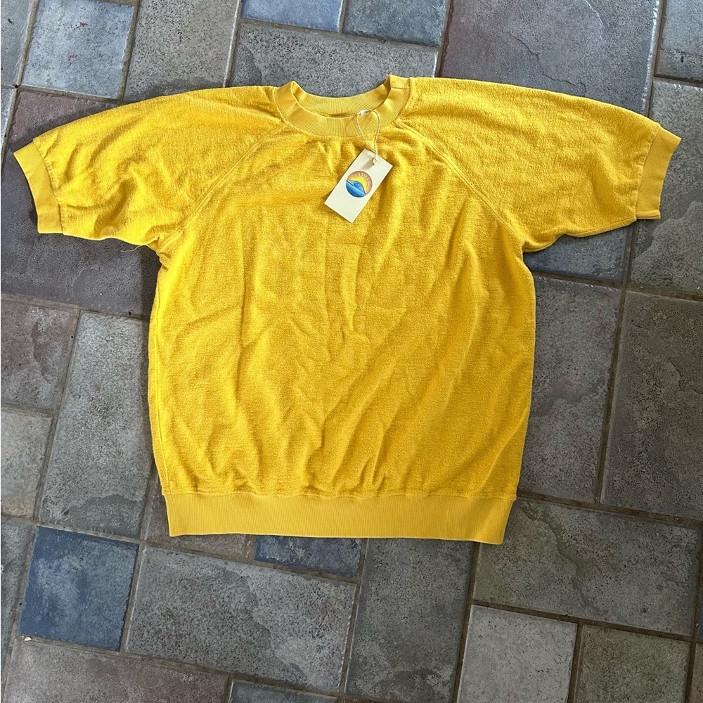 Jungmaven Short sleeve raglan Sherpa sweatshirt